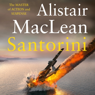Santorini – omslag til lydbogen af Alistair Maclean