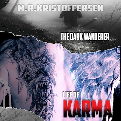 The Life of Karma – omslag til lydbogen af M R Kristoffersen