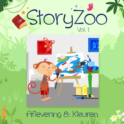 Kleuren – omslag van het luisterboek van StoryZoo