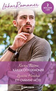 Kärlek och demoner / Ett oväntat möte – omslag till ljudboken av Karin Baine,Louisa Heaton