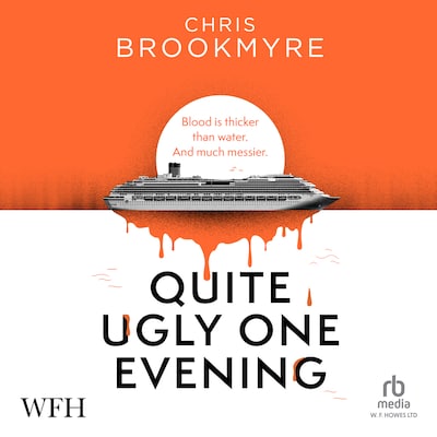 Quite Ugly One Evening – omslag til lydbogen af Chris Brookmyre