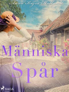 Människa spår – omslag till ljudboken av Anna Kajsa Hallgard