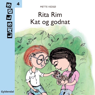 Rita Rim. Kat og godnat – omslag til lydbogen af Mette Vedsø