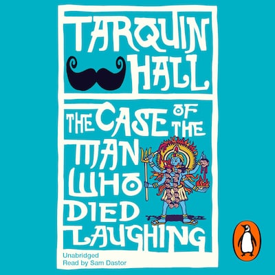 The Case of the Man who Died Laughing – omslag til lydbogen af Tarquin Hall