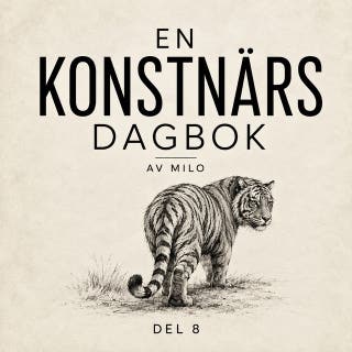 En konstnärs dagbok: del 8 – omslag till ljudboken av Milo
