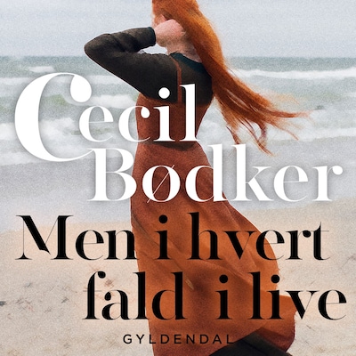 Men i hvert fald i live – omslag til lydbogen af Cecil Bødker