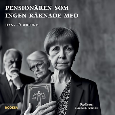 Pensionären som ingen räknade med – omslag till ljudboken av Hans Söderlund