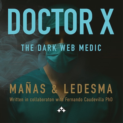 DoctorX – omslag til lydbogen af José Ángel Mañas, Jordi Ledesma