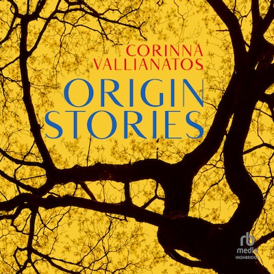 Origin Stories – omslag til lydbogen af Corinna Vallianatos