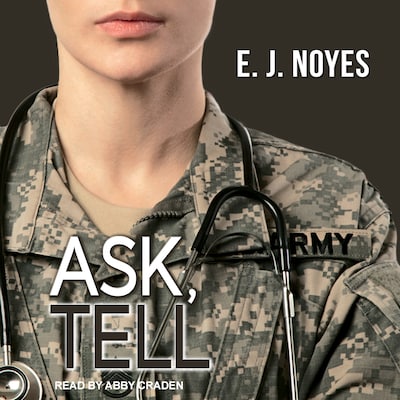 Ask, Tell – omslag til lydbogen af E.J. Noyes