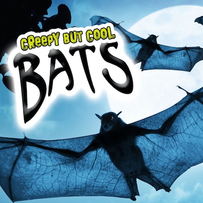 Creepy but Cool Bats – omslag til lydbogen af Tracy Nelson Maurer