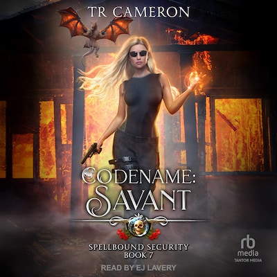 Codename: Savant – omslag til lydbogen af TR Cameron, Martha Carr, Michael Anderle