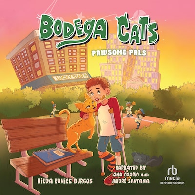 Bodega Cats: Pawsome Pals – omslag til lydbogen af Hilda Eunice Burgos