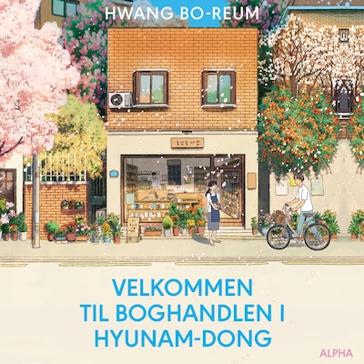 Velkommen til boghandlen i Hyunam-Dong – omslag til lydbogen af Hwang Bo-reum