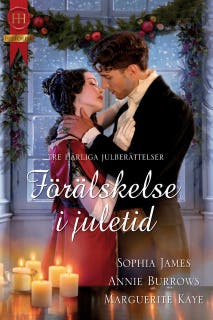 Förälskelse i juletid – omslag till ljudboken av Annie Burrows,Marguerite Kaye,Sophia James