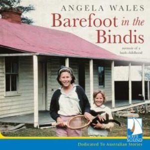Barefoot in the Bindis – okładka audiobooka, autor Angela Wales