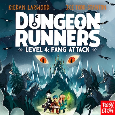 Dungeon Runners: Fang Attack – omslag til lydbogen af Kieran Larwood