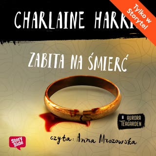Zabita na śmierć – okładka audiobooka, autor Charlaine Harris