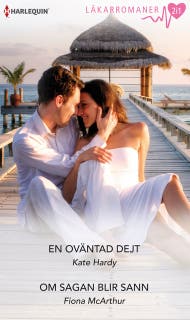 En oväntad dejt / Om sagan blir sann – omslag till ljudboken av Fiona McArthur,Kate Hardy