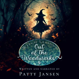 Out of the Woodworks – omslag till ljudboken av Patty Jansen