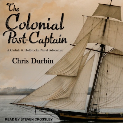 The Colonial Post-Captain – omslag til lydbogen af Chris Durbin
