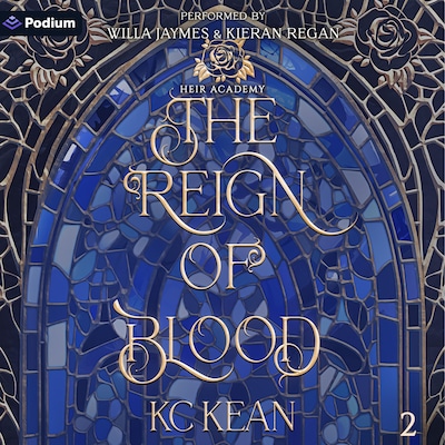 The Reign of Blood – omslag til lydbogen af KC Kean