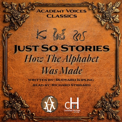 Just So Stories - How The Alphabet Was Made – omslag til lydbogen af Rudyard Kipling