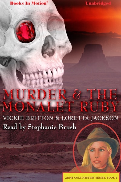 Murder And The Monalet Ruby – omslag til lydbogen af Loretta Jackson, Vickie Britton