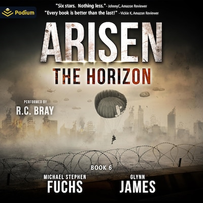 The Horizon – omslag til lydbogen af Glynn James, Michael Stephen Fuchs