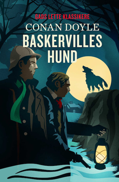 GADS LETTE KLASSIKERE: Baskervilles hund – omslag til lydbogen af Arthur Conan Doyle