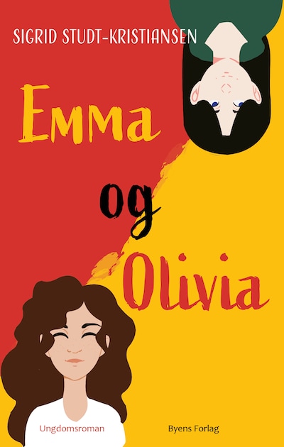 Emma og Olivia – omslag til lydbogen af Sigrid Studt-Kristiansen