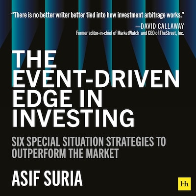 The Event-Driven Edge in Investing – omslag til lydbogen af Asif Suria
