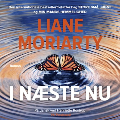 I næste nu – omslag til lydbogen af Liane Moriarty