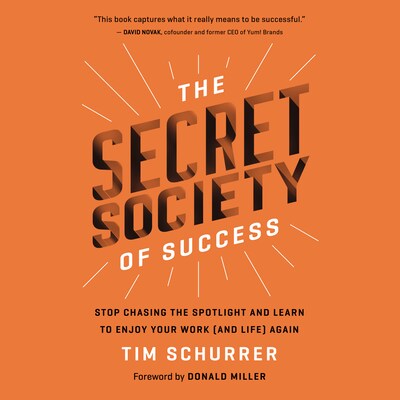The Secret Society of Success – omslag van het luisterboek van Tim Schurrer