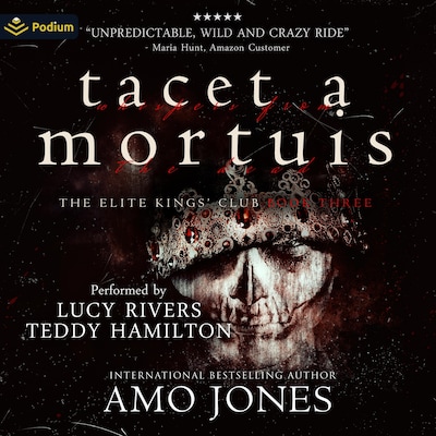 Tacet a Mortuis – omslag til lydbogen af Amo Jones