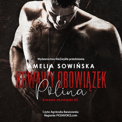 Krwawy obowiązek. Polina – okładka audiobooka, autor Amelia Sowińska