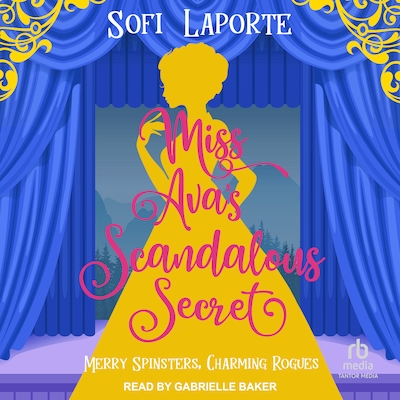 Miss Ava's Scandalous Secret – omslag til lydbogen af Sofi Laporte