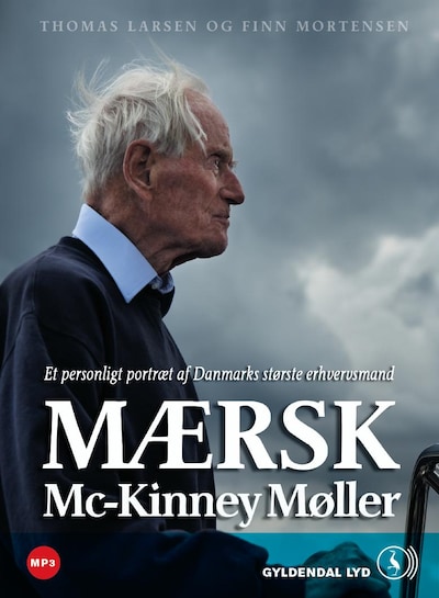 Mærsk Mc-Kinney Møller – omslag til lydbogen af Thomas Larsen, Finn Mortensen