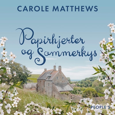 Papirhjerter og Sommerkys – omslag til lydbogen af Carole Matthews