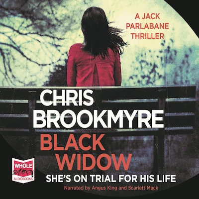 Black Widow – omslag til lydbogen af Chris Brookmyre