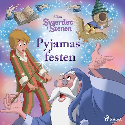 Sværdet i stenen - Pyjamasfesten – omslag til lydbogen af Disney
