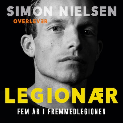 Legionær – omslag til lydbogen af Simon Nielsen