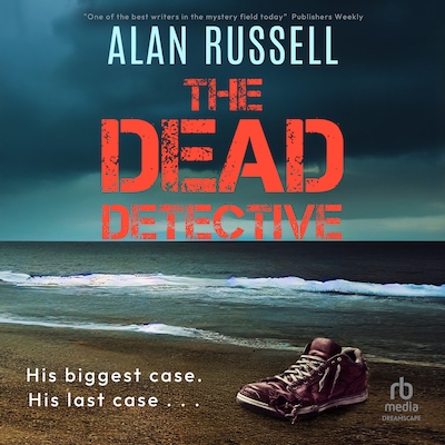 The Dead Detective – omslag til lydbogen af Alan Russell