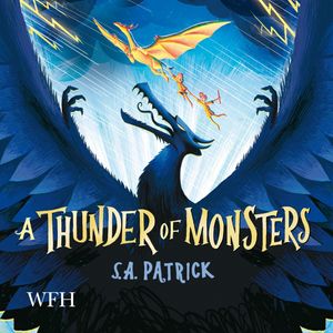 A Thunder of Monsters – okładka audiobooka, autor S.A. Patrick
