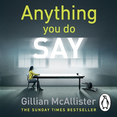 Anything You Do Say – omslag til lydbogen af Gillian McAllister