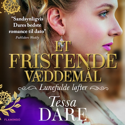 Et fristende væddemål – omslag til lydbogen af Tessa Dare