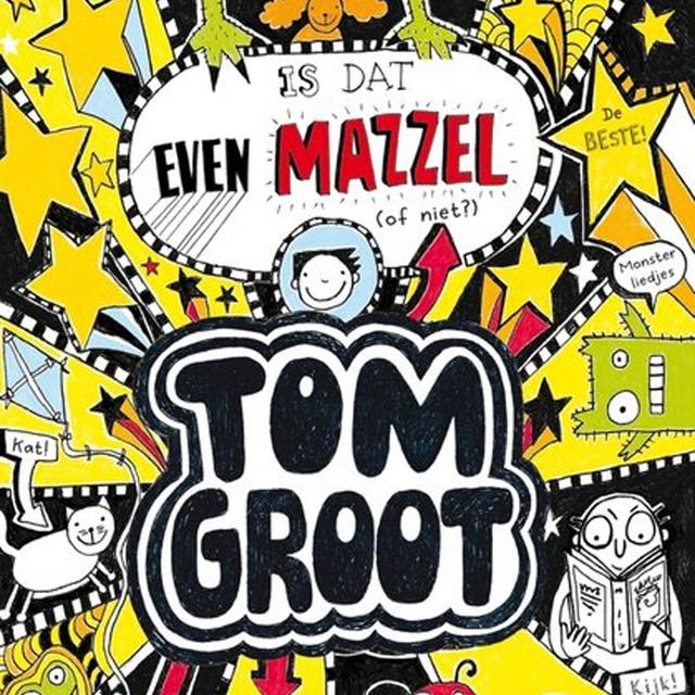 Tom Groot 7 - Is dat even mazzel (of niet?) – omslag van het luisterboek van Liz Pichon