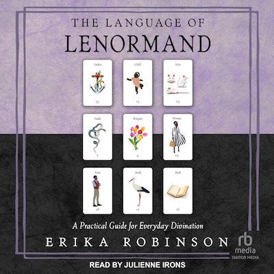 The Language of Lenormand – omslag til lydbogen af Erika Robinson
