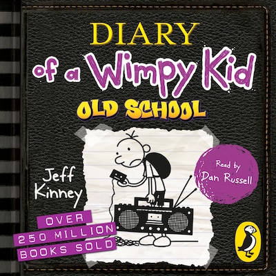Diary of a Wimpy Kid: Old School (Book 10) – omslag til lydbogen af Jeff Kinney