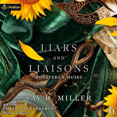 Liars and Liaisons – omslag til lydbogen af Sav R. Miller